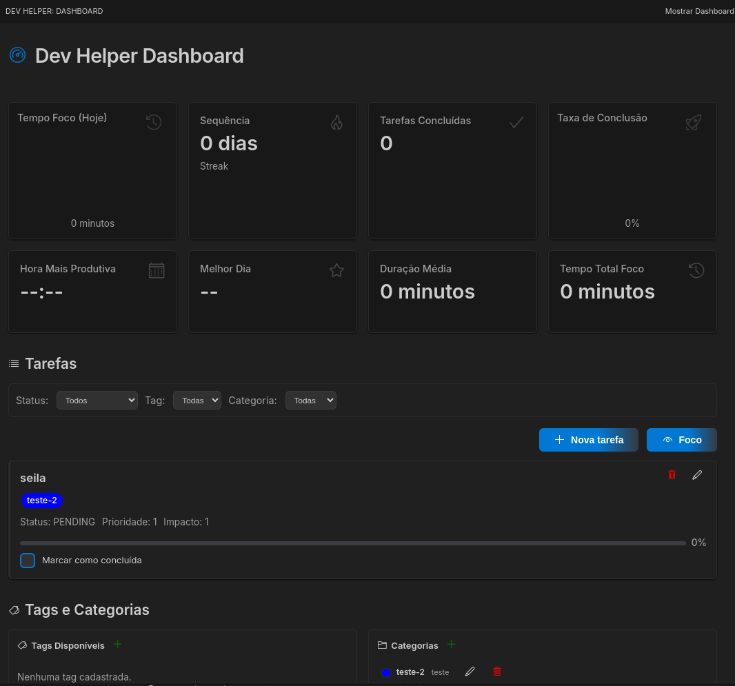 Dev Helper screenshot 1